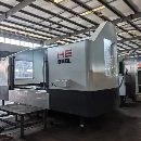 []准新国祥HE800L卧式加工中心发那科MFPLUS系统af电机驱.