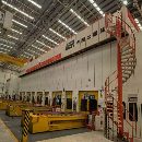 济南二机产，四点多连杆锻压线6000吨，五机联动。带自.